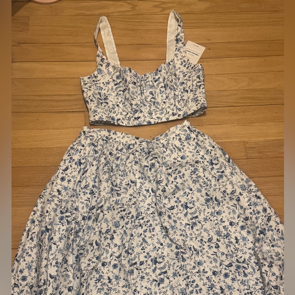 NWT Reformation Shannon Linen Two Piece Set